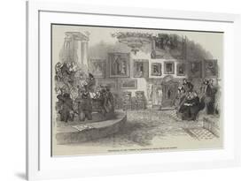 Performance of the Oedipus, at Buckingham Palace, before Her Majesty-null-Framed Giclee Print