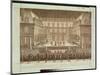 Performance of the Opera "Alceste," Performed in the Marble Courtyard at the Chateau De Versailles-null-Mounted Giclee Print