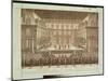 Performance of the Opera "Alceste," Performed in the Marble Courtyard at the Chateau De Versailles-null-Mounted Giclee Print