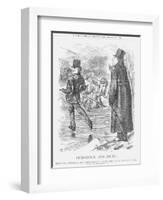 Performer and Critic, 1879-Joseph Swain-Framed Giclee Print