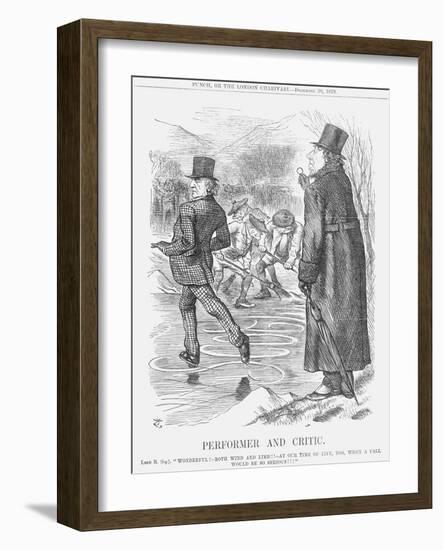 Performer and Critic, 1879-Joseph Swain-Framed Giclee Print