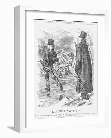 Performer and Critic, 1879-Joseph Swain-Framed Giclee Print