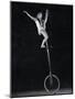 Performer Hanny Shyretto on a Unicycle-Gjon Mili-Mounted Photographic Print