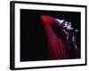 Performer on Stage at Microphone-Phil Sharp-Framed Photographic Print