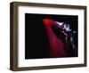 Performer on Stage at Microphone-Phil Sharp-Framed Photographic Print