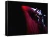 Performer on Stage at Microphone-Phil Sharp-Framed Stretched Canvas