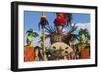 Performer Wearing Costume at Dinagyang Festival, City of Iloilo, Philippines-Keren Su-Framed Photographic Print