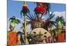 Performer Wearing Costume at Dinagyang Festival, City of Iloilo, Philippines-Keren Su-Mounted Photographic Print
