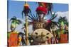 Performer Wearing Costume at Dinagyang Festival, City of Iloilo, Philippines-Keren Su-Stretched Canvas