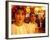 Performers from Sichuan Opera, Shu Feng Ya Yun Tea House in Chengdue, Shaanxi Province, China-Pete Oxford-Framed Photographic Print