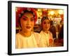 Performers from Sichuan Opera, Shu Feng Ya Yun Tea House in Chengdue, Shaanxi Province, China-Pete Oxford-Framed Photographic Print