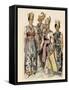 Performers of Java in Traditional Costumes-null-Framed Stretched Canvas