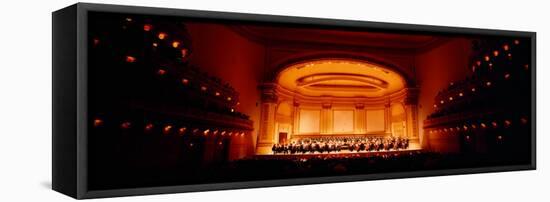 Performers on a Stage, Carnegie Hall, New York City, New York State, USA-null-Framed Stretched Canvas