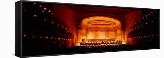 Performers on a Stage, Carnegie Hall, New York City, New York State, USA-null-Framed Stretched Canvas