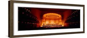 Performers on a Stage, Carnegie Hall, New York City, New York State, USA-null-Framed Photographic Print