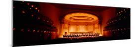 Performers on a Stage, Carnegie Hall, New York City, New York State, USA-null-Mounted Photographic Print