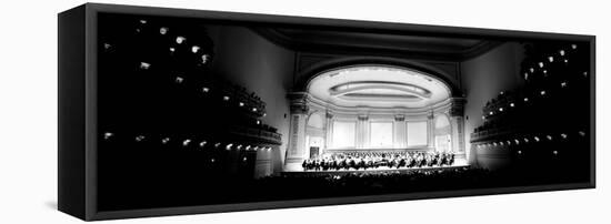 Performers on a Stage, Carnegie Hall, New York City, New York State, USA-null-Framed Stretched Canvas