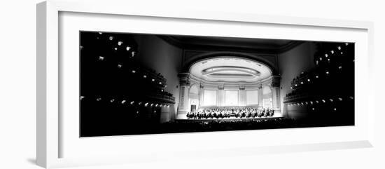 Performers on a Stage, Carnegie Hall, New York City, New York State, USA-null-Framed Photographic Print