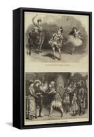 Performing Arts in London-David Henry Friston-Framed Stretched Canvas