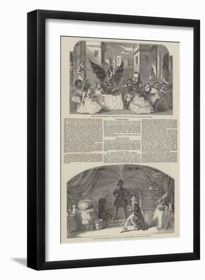 Performing Arts in London-null-Framed Giclee Print