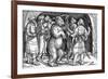 Performing Bear, Germany-Hans Burgkmair-Framed Premium Giclee Print