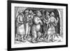 Performing Bear, Germany-Hans Burgkmair-Framed Premium Giclee Print