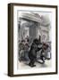 Performing Bear in a Russian Village, 1877-null-Framed Giclee Print