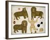 Performing Lady and Animals, 1977-George Fredericks-Framed Giclee Print