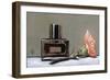 Perfume Bottle and Carnation, 2009-James Gillick-Framed Giclee Print