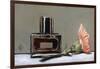 Perfume Bottle and Carnation, 2009-James Gillick-Framed Giclee Print