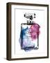 Perfume Bottle Black & Multi-Amanda Greenwood-Framed Art Print