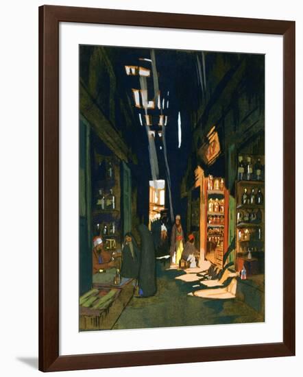 Perfume Merchant, 1928-Louis Cabanes-Framed Giclee Print