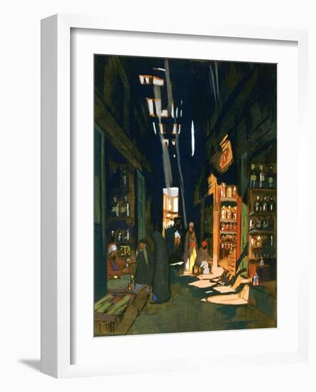 Perfume Merchant, 1928-Louis Cabanes-Framed Giclee Print