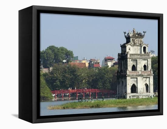 Perfume Pagoda, the Hup Bridge, Hoan Kiem Lake, Hanoi, Northern Vietnam, Southeast Asia-Christian Kober-Framed Stretched Canvas