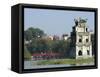 Perfume Pagoda, the Hup Bridge, Hoan Kiem Lake, Hanoi, Northern Vietnam, Southeast Asia-Christian Kober-Framed Stretched Canvas