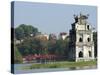 Perfume Pagoda, the Hup Bridge, Hoan Kiem Lake, Hanoi, Northern Vietnam, Southeast Asia-Christian Kober-Stretched Canvas