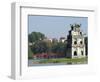 Perfume Pagoda, the Hup Bridge, Hoan Kiem Lake, Hanoi, Northern Vietnam, Southeast Asia-Christian Kober-Framed Photographic Print