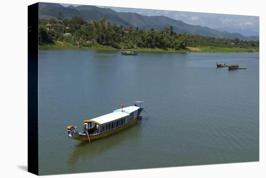 Perfume River, Hue, Vietnam, Indochina, Southeast Asia, Asia-Bruno Morandi-Stretched Canvas