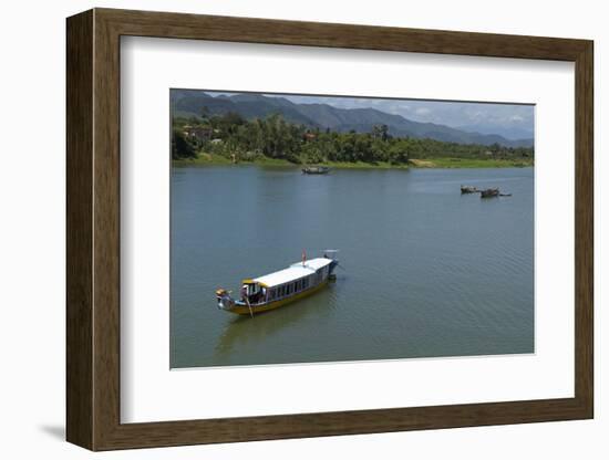 Perfume River, Hue, Vietnam, Indochina, Southeast Asia, Asia-Bruno Morandi-Framed Photographic Print