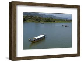 Perfume River, Hue, Vietnam, Indochina, Southeast Asia, Asia-Bruno Morandi-Framed Photographic Print