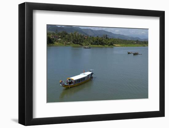 Perfume River, Hue, Vietnam, Indochina, Southeast Asia, Asia-Bruno Morandi-Framed Photographic Print