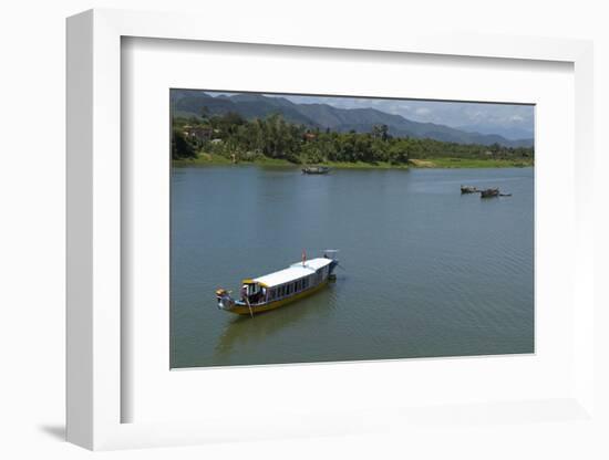 Perfume River, Hue, Vietnam, Indochina, Southeast Asia, Asia-Bruno Morandi-Framed Photographic Print