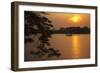 Perfume River (Huong River) at Sunset, Hue, Thua Thien-Hue, Vietnam, Indochina-Ian Trower-Framed Photographic Print