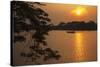 Perfume River (Huong River) at Sunset, Hue, Thua Thien-Hue, Vietnam, Indochina-Ian Trower-Stretched Canvas