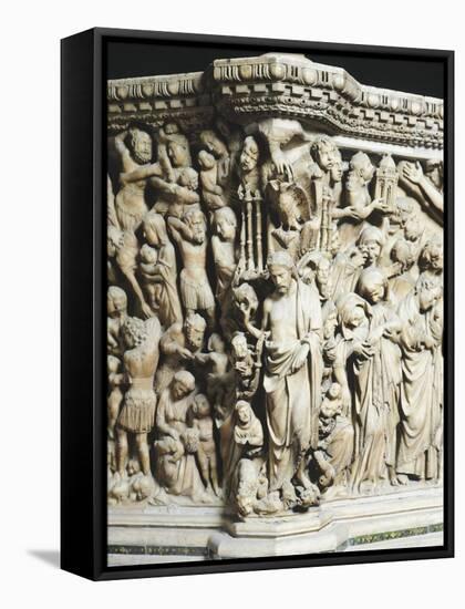 Pergamon or Pulpit-Nicola Pisano-Framed Stretched Canvas