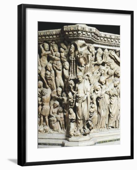 Pergamon or Pulpit-Nicola Pisano-Framed Giclee Print