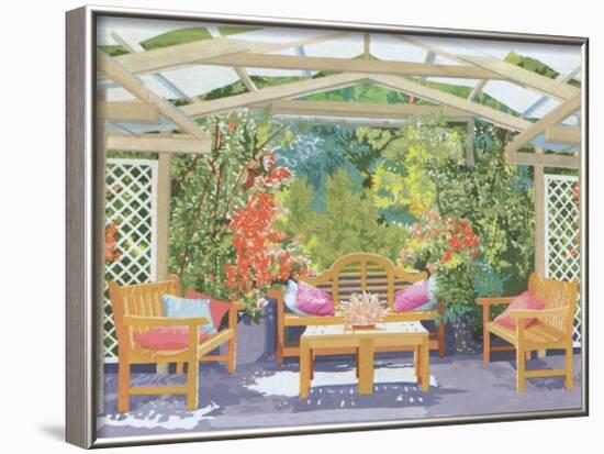 Pergola 12-null-Framed Art Print