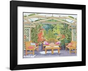 Pergola 12-null-Framed Art Print