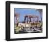 Pergola en Bord de Mer-Pauline DelaCroix Garnier-Framed Art Print