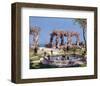 Pergola en Bord de Mer-Pauline DelaCroix Garnier-Framed Art Print